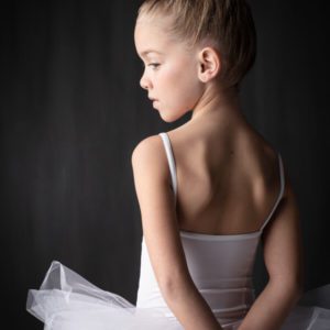 balletfoto meisje met tutu