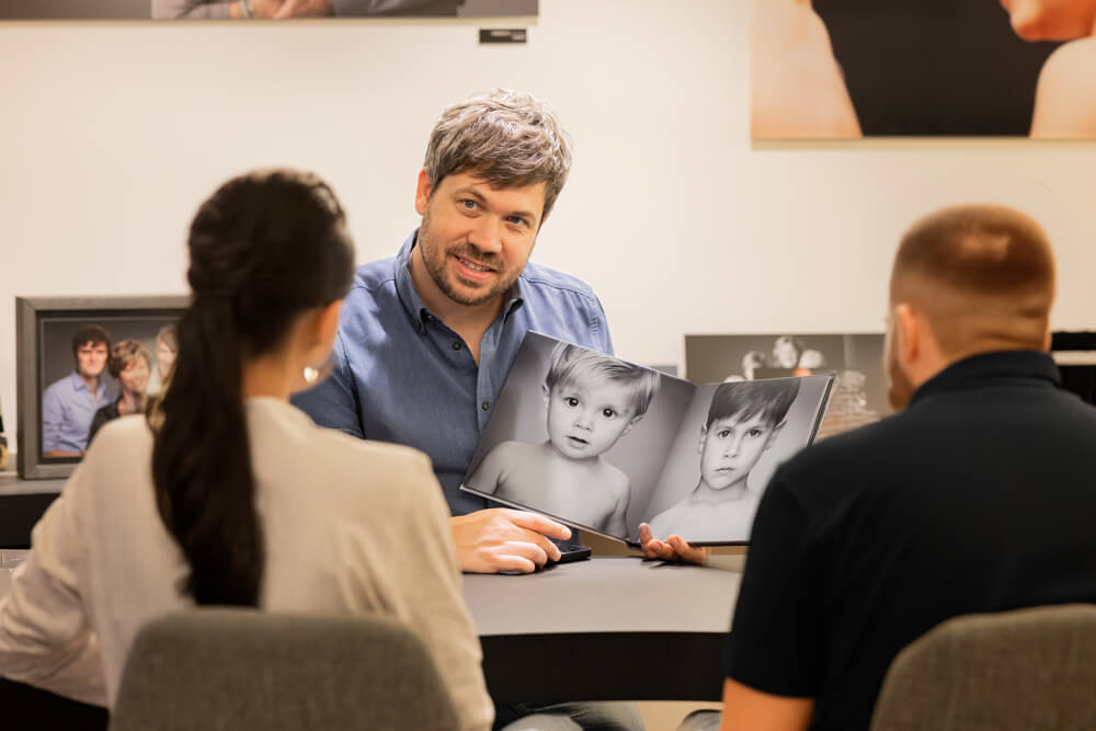 Infogesprek voor fotoshoot