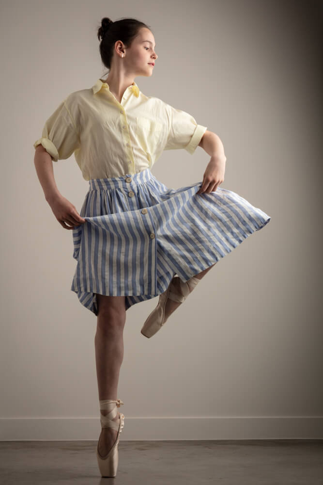 Communie foto meisje in studio - Emma en Maite