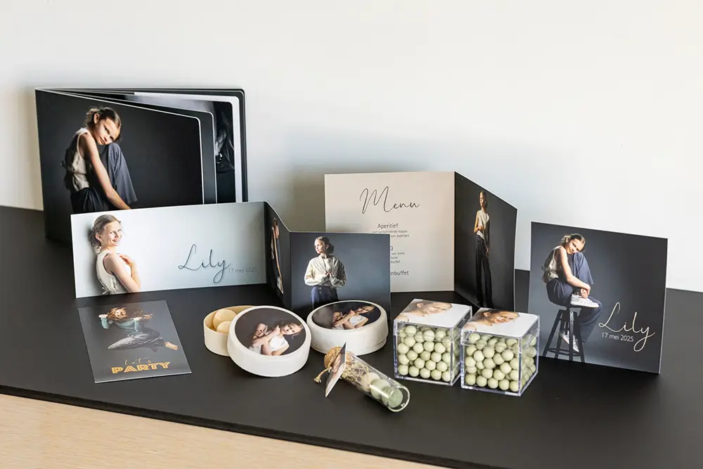 Communiekaartjes en communiebedankjes bij fotograaf - Producten 2025