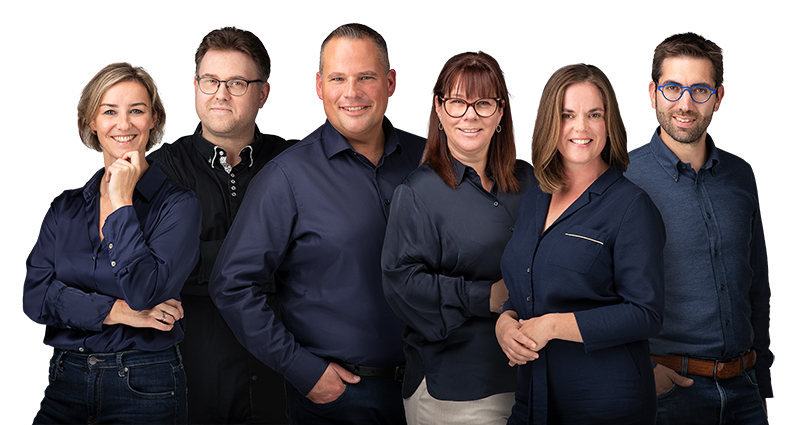 Modulaire groepsfoto - begrafenissen De Ruyte - Teamfoto Zele