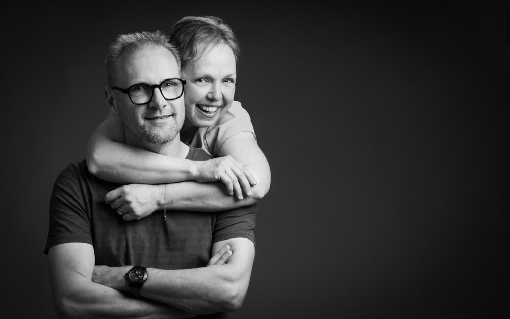 Foto koppel bij fotograaf Fotostudio Kwinten- Familie Muyshondt